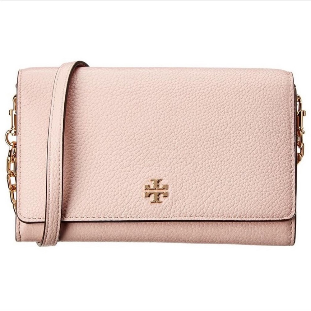 NWT TORY BURCH Pink Carter Chain Wallet Crossbody! - Picture 1 of 5